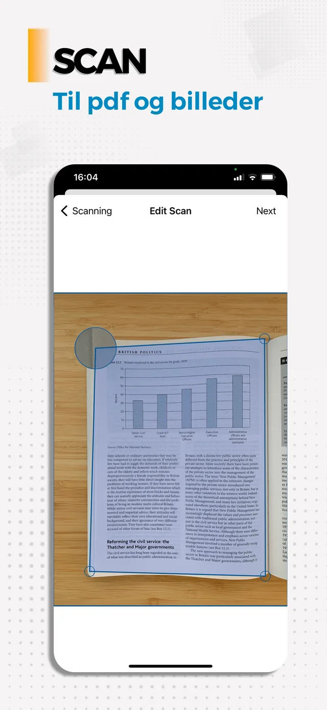 Scan et dokument — Document Scanner