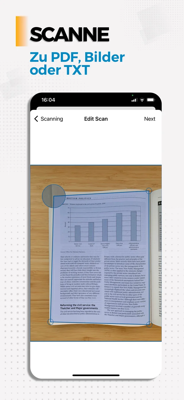Dokument scannen — Document Scanner