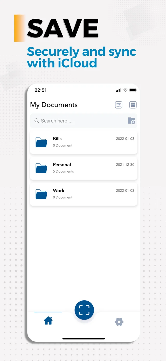সংরক্ষণ ও গুছিয়ে রাখুন — Document Scanner
