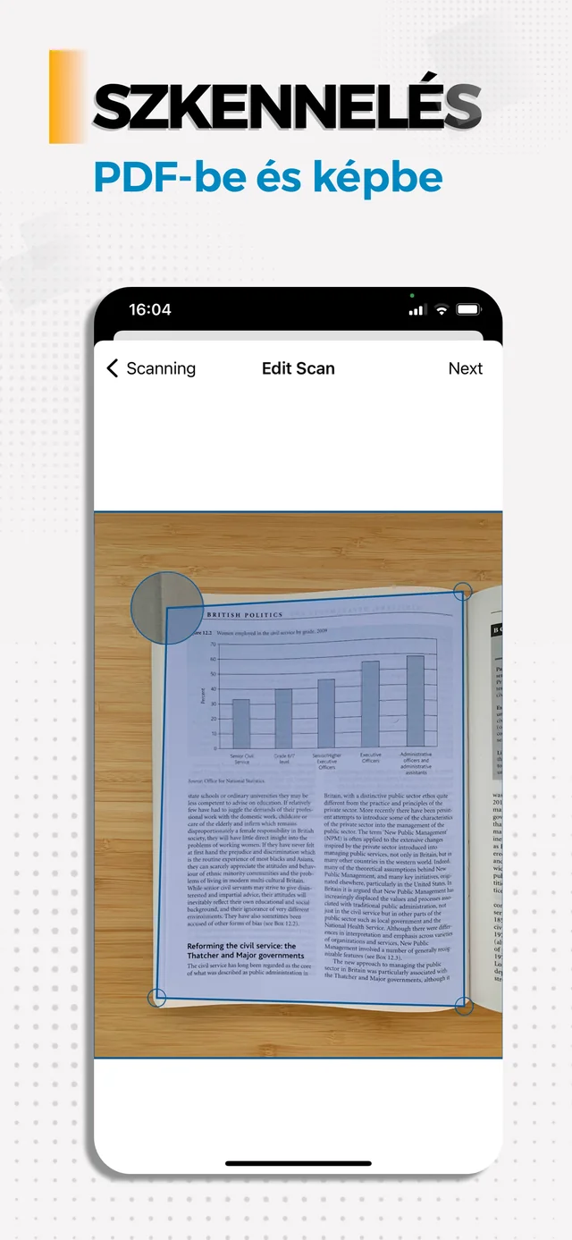 Dokumentum szkennelése — Document Scanner