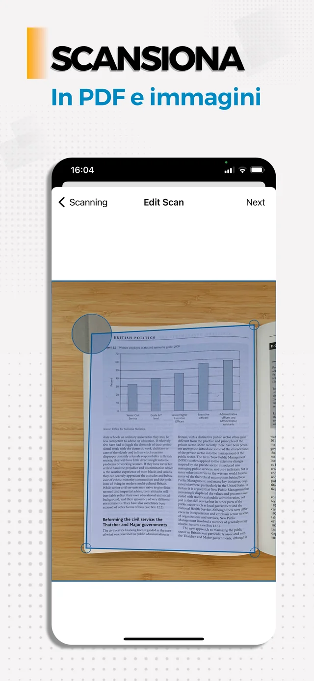Scansiona un documento — Document Scanner