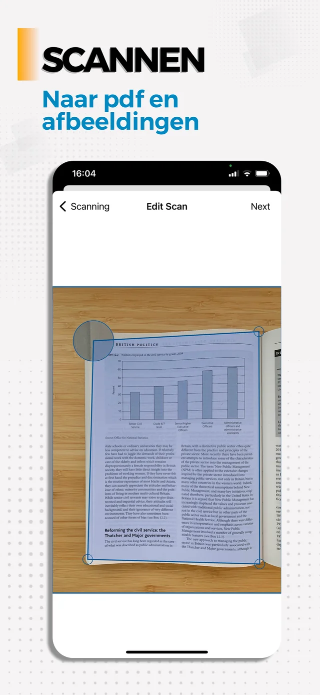 Scan een document — Document Scanner