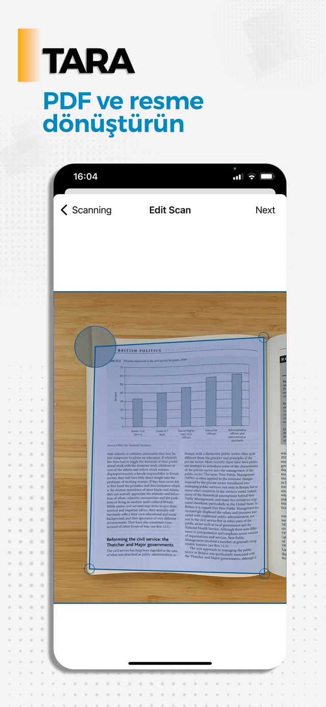 Bir belgeyi tara — Document Scanner
