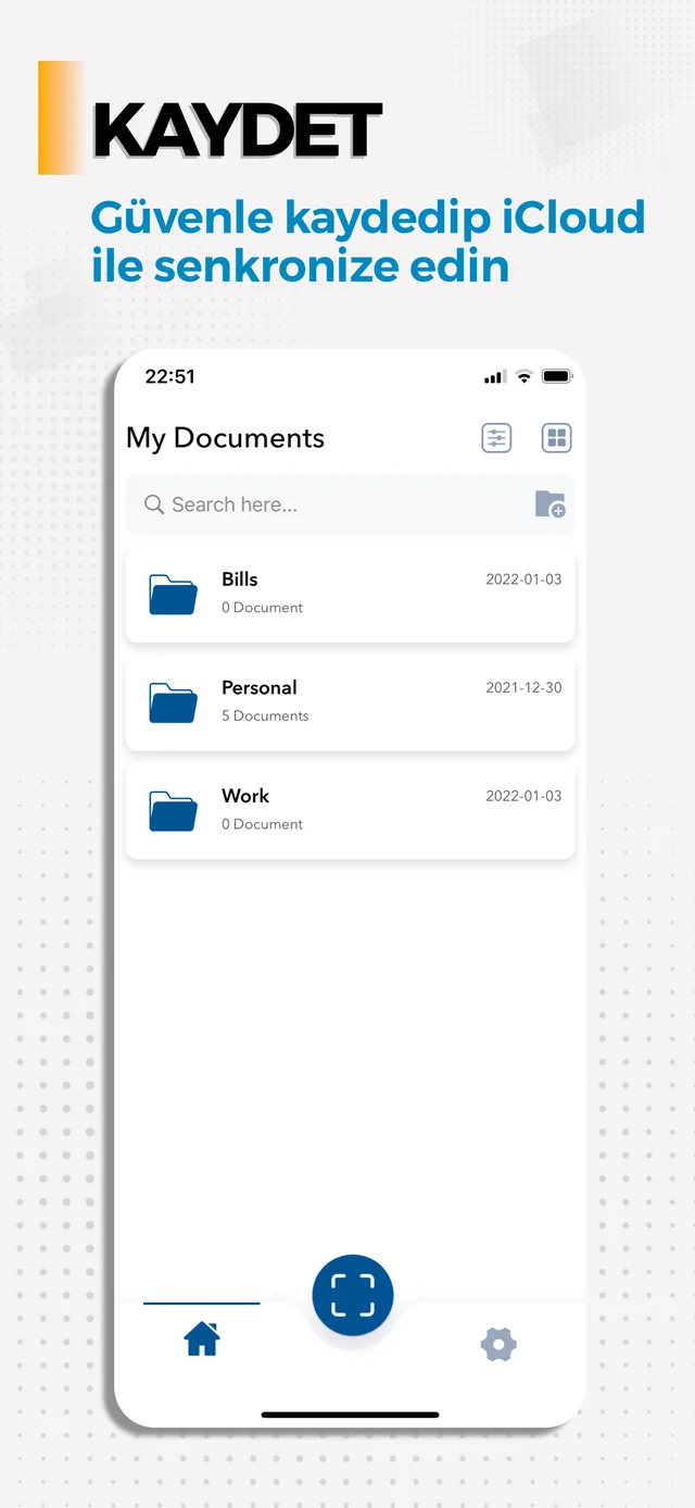 Kaydet ve düzenle — Document Scanner